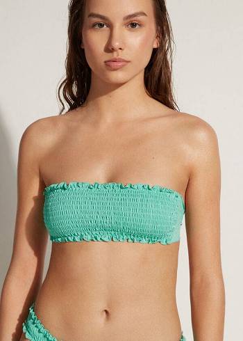 Calzedonia Bandeau Formentera Bikinitopjes Dames Groen | NL2502YU