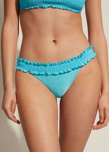 Calzedonia Brazilian Formentera Bikinibroekjes Dames Turquoise | NL2883DN