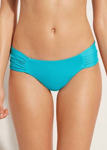 Calzedonia Brazilian Indonesia Eco Bikinibroekjes Dames Turquoise Groen | NL2877LH