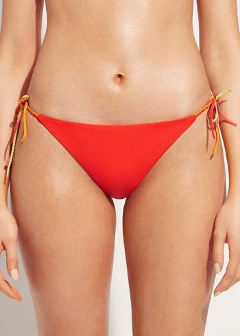 Calzedonia Brazilian String Berlino Bikinibroekjes Dames Rood | NL2864YU