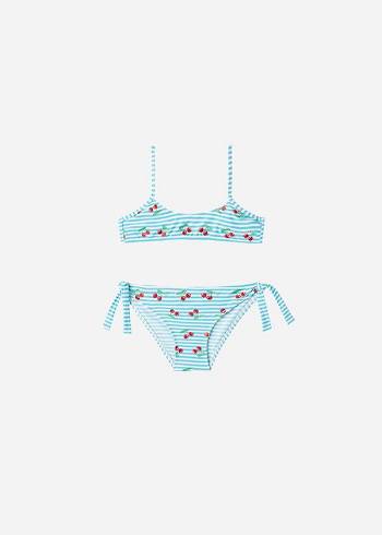 Calzedonia Cherry Two-Piece Ariel Badpakken Kinderen Blauw | NL1154DN