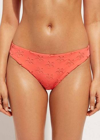 Calzedonia Corfù Bikinibroekjes Dames Koraal Oranje | NL2819YU