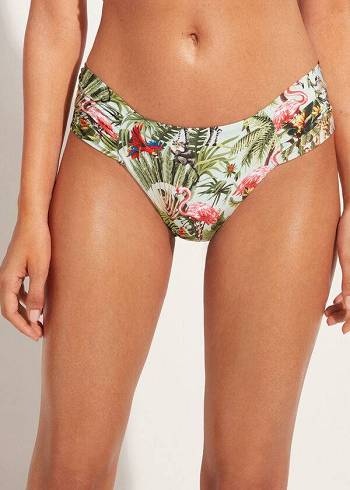 Calzedonia Draped Nairobi Eco Bikinibroekjes Dames Groen | NL2813SO