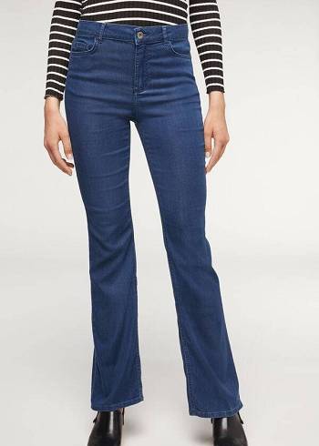 Calzedonia Eco Light Flared Denim Jeans Dames Donkerblauw | NL1614TV