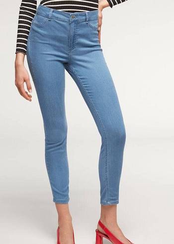 Calzedonia Eco Light Push Up Denim Jeans Dames Blauw | NL1608NB