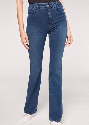 Calzedonia Flared Jeans Dames Blauw | NL1598GL