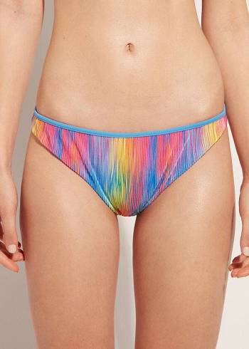 Calzedonia Geplooid Maiorca Bikinibroekjes Dames Gekleurd | NL2681WY