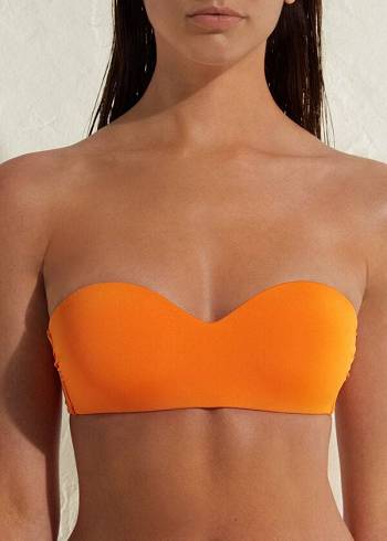 Calzedonia Gewatteerd Bandeau Indonesia Eco Bikinitopjes Dames Oranje | NL2399TV