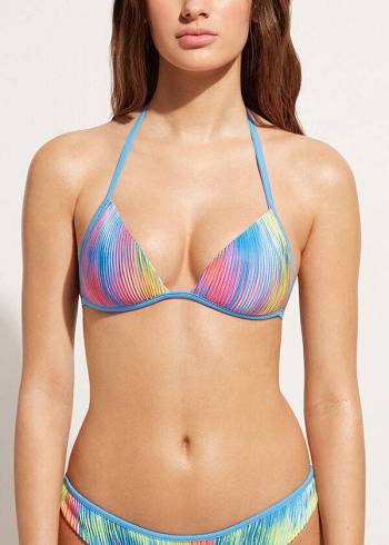 Calzedonia Graduated Gewatteerd Triangle Maiorca Bikinitopjes Dames Gekleurd | NL2449UT