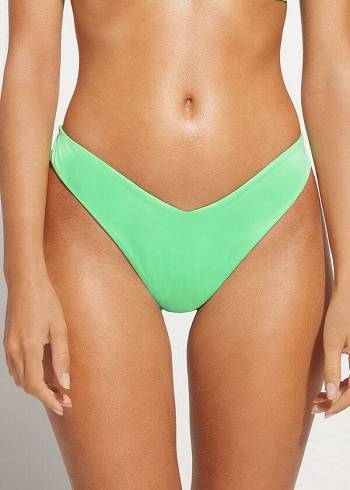 Calzedonia High Cut Brazilian Indonesia Eco Bikinibroekjes Dames Mintgroen | NL2804XF