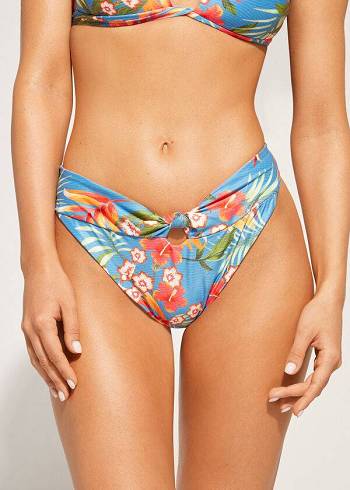 Calzedonia High-Cut Brazilian Maui Bikinibroekjes Dames Groen | NL2747UT