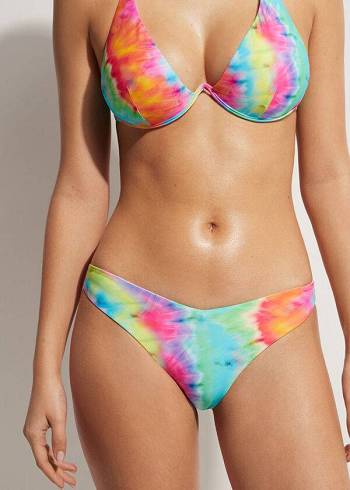 Calzedonia High Cut Orlando Bikinibroekjes Dames Gekleurd | NL2794TV