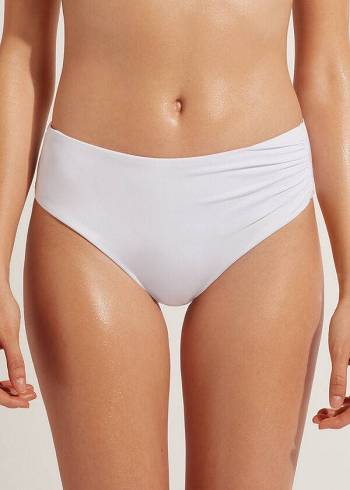 Calzedonia High Taille Indonesia Eco Bikinibroekjes Dames Wit | NL2759XF