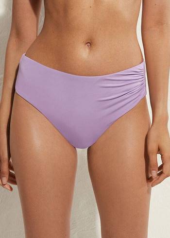 Calzedonia High Taille Indonesia Eco Bikinibroekjes Dames Paars | NL2763JJ