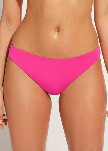 Calzedonia Indonesia Eco Low rise Bikinibroekjes Dames Roze | NL2716SO