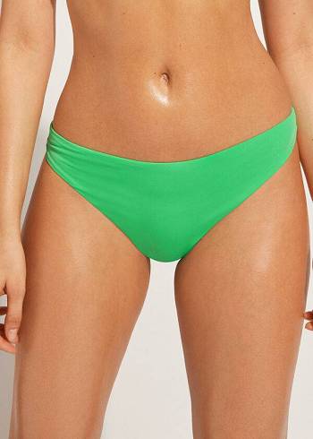 Calzedonia Indonesia Eco Low rise Bikinibroekjes Dames Groen | NL2717AP