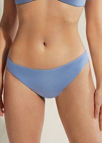 Calzedonia Indonesia Eco rise Bikinibroekjes Dames Blauw | NL2713GL