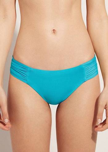 Calzedonia Indonesia Eco rosa Bikinibroekjes Dames Turquoise | NL2707EX