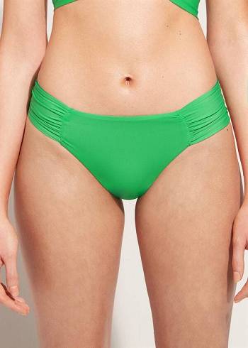 Calzedonia Indonesia Eco rosa Bikinibroekjes Dames Groen | NL2710MA