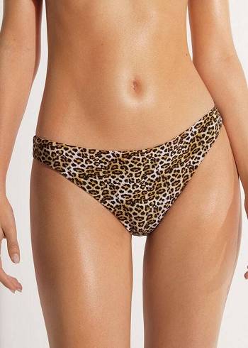 Calzedonia Malindi Bikinibroekjes Dames Bruin | NL2692JJ