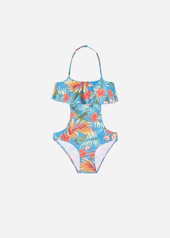 Calzedonia One-Piece Maui Badpakken Kinderen Groen | NL1145RW