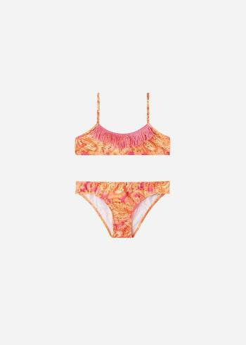 Calzedonia Paisley Two-Piece Jasmine Badpakken Kinderen Rood | NL1143WY