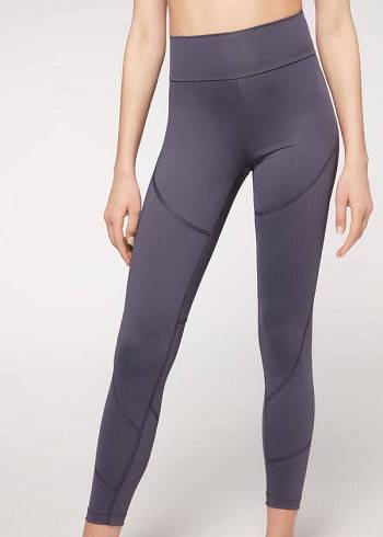 Calzedonia Performance Atletische Leggings Dames Donkerblauw | NL1521HK