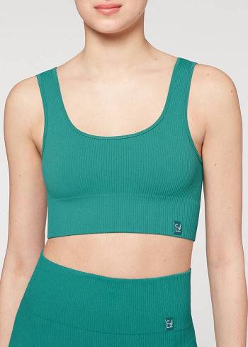 Calzedonia Seamless Geribbeld Cover-ups Dames Turquoise | NL2080EX