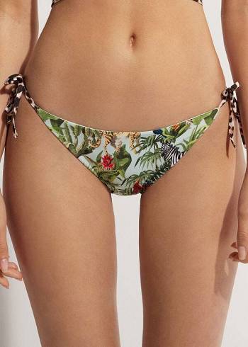 Calzedonia String Nairobi Eco Bikinibroekjes Dames Groen | NL2580YU