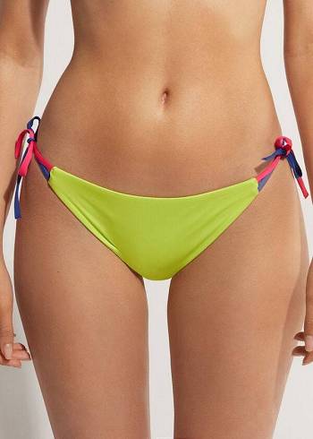 Calzedonia String Tokyo Bikinibroekjes Dames Groen | NL2568KI