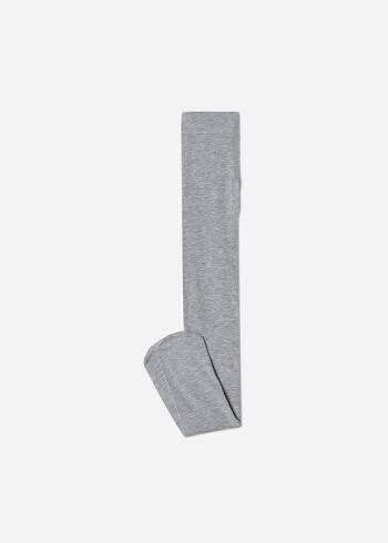 Calzedonia Super Opaque with Cashmere Hardloopbroek Kinderen Grijs | NL1179SO