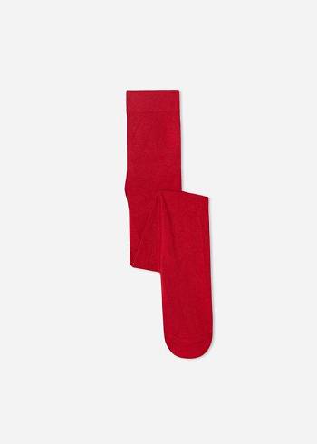 Calzedonia Super Opaque with Cashmere Hardloopbroek Kinderen Rood | NL1186LH