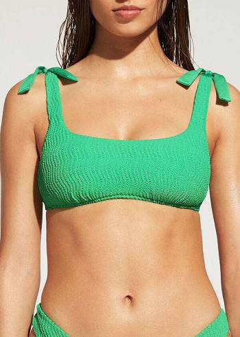 Calzedonia Tank Mykonos Bikinitopjes Dames Turquoise Groen | NL2207MA