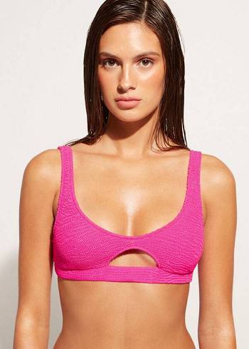 Calzedonia Tank-style Cut Out Miami Bikinitopjes Dames Roze | NL2185RW