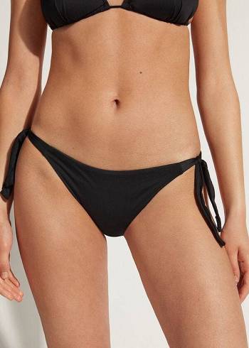 Calzedonia Tied Indonesia Bikinibroekjes Dames Zwart | NL2546FM