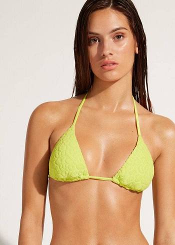 Calzedonia Triangle String Bangkok Bikinitopjes Dames Groen | NL2165PQ