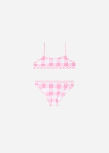 Calzedonia Two Piece Lione Badpakken Kinderen Roze | NL1132JJ