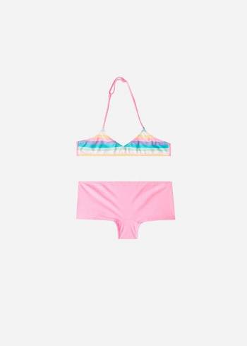 Calzedonia Two-Piece Sole Badpakken Kinderen Roze | NL1116QZ