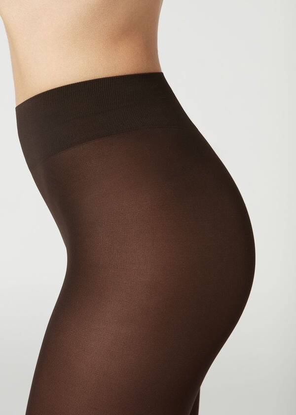 Calzedonia 50 Denier Total Comfort Soft Touch Opaque Sexy Hardloopbroek Dames Koffie | NL3157VD