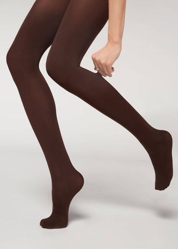 Calzedonia 50 Denier Totally Invisible Opaque Hardloopbroek Dames Koffie | NL3150RW