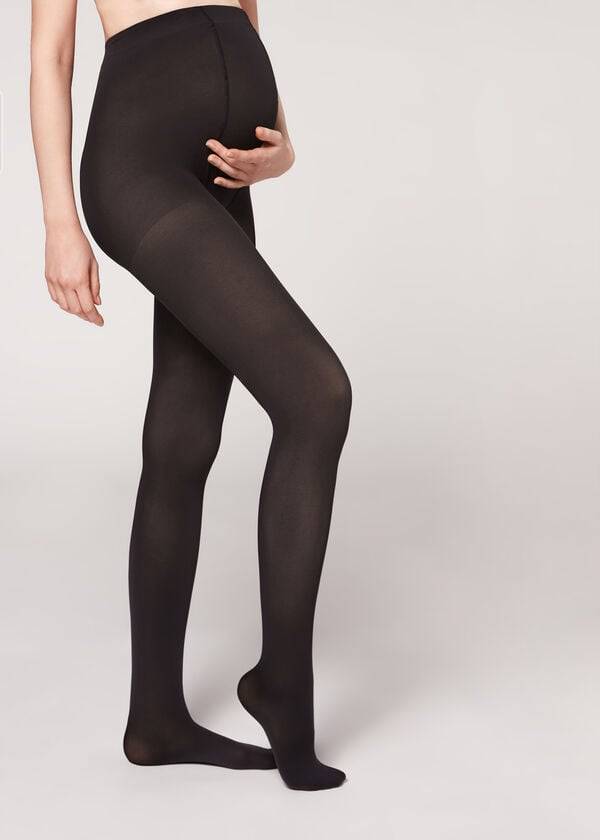 Calzedonia 60 Maternity Denier Hardloopbroek Dames Zwart | NL3187LH