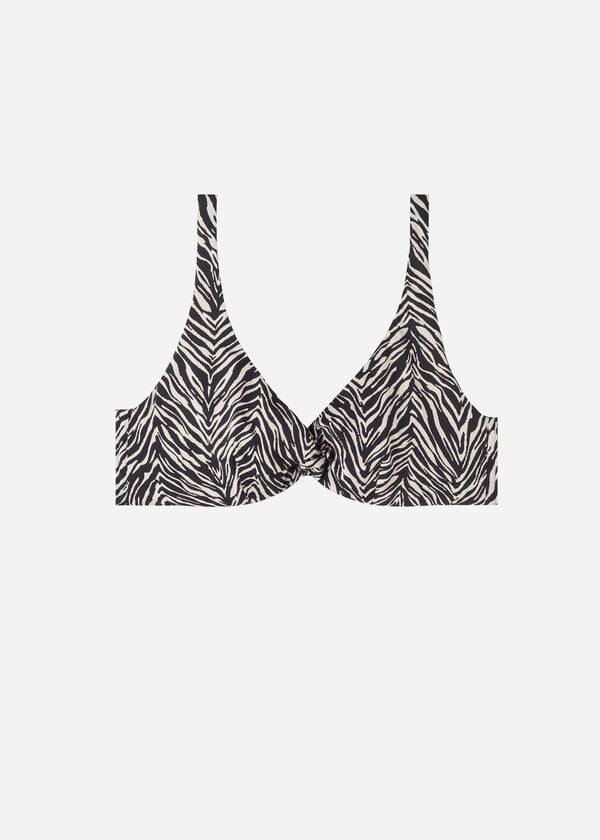 Calzedonia Balconette Zebra Nairobi Bikinitopjes Dames Zwart | NL2508MA