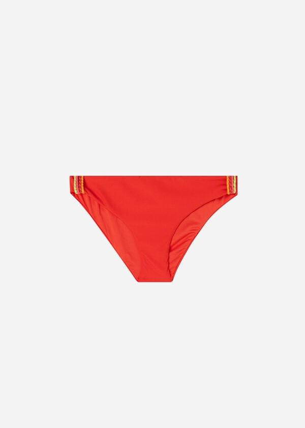 Calzedonia Berlino Bikinibroekjes Dames Rood | NL2897NB