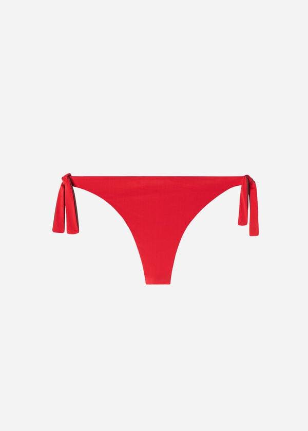 Calzedonia Bow Brazilian Indonesia Eco Bikinibroekjes Dames Rood | NL2888IS