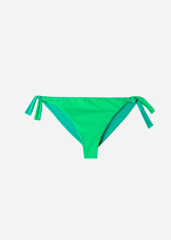 Calzedonia Bow Brazilian Indonesia Eco Bikinibroekjes Dames Groen | NL2891TV