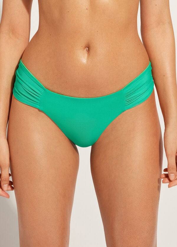 Calzedonia Brazilian Indonesia Eco Bikinibroekjes Dames Groen | NL2879JJ