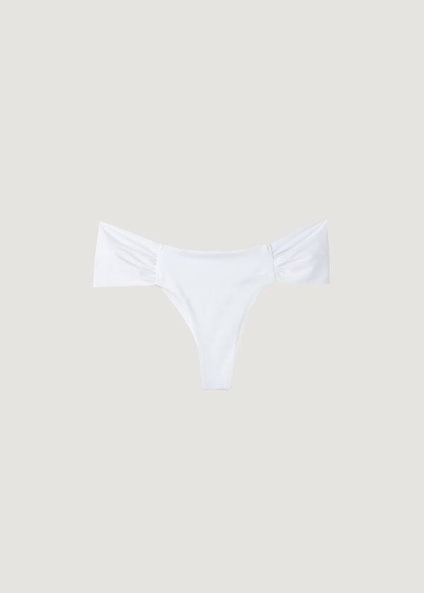 Calzedonia Brazilian Indonesia Eco Bikinibroekjes Dames Wit | NL2881GL