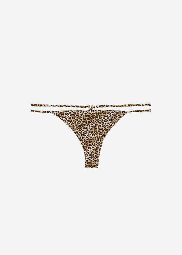 Calzedonia Brazilian Side String Malindi Bikinibroekjes Dames Bruin | NL2870MA