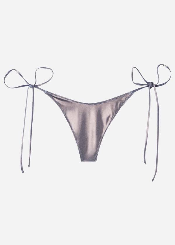 Calzedonia Brazilian Side Tie Daytona Bikinibroekjes Dames Blauw | NL2868WY