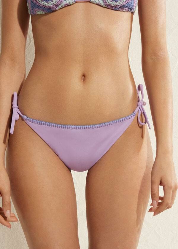 Calzedonia Brazilian String Tel Aviv Bikinibroekjes Dames Paars | NL2850WY